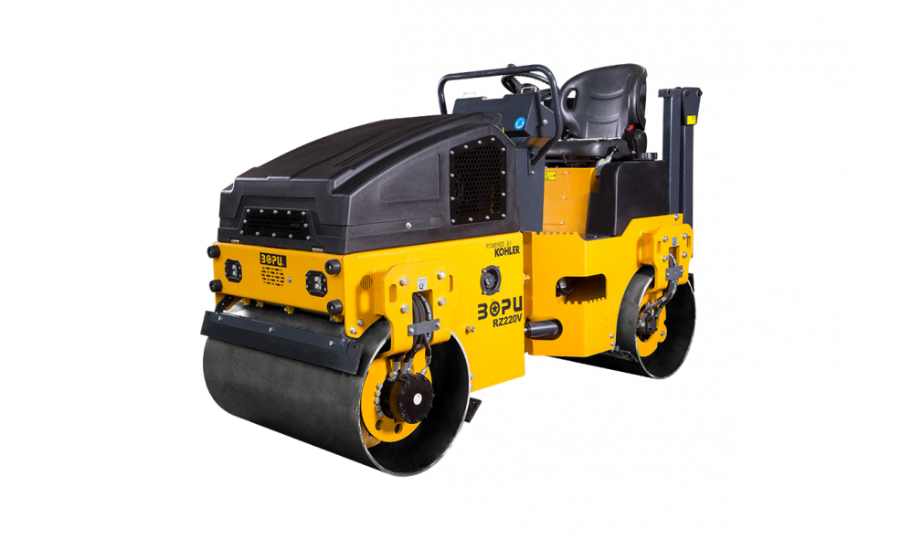 Каток тротуарный (самоходный/двухвальцовый) BOPU RZ220V