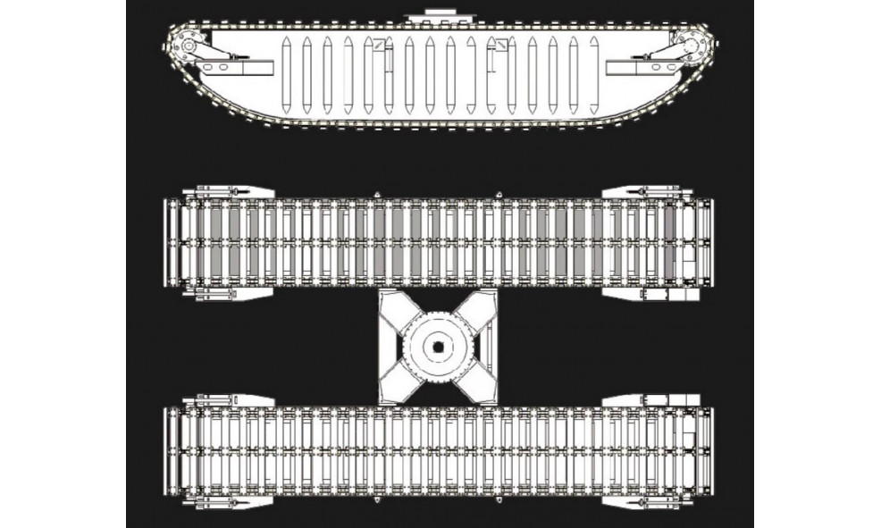 Экскаватор-амфибия DIG-DOG AP-200(20T-24T)