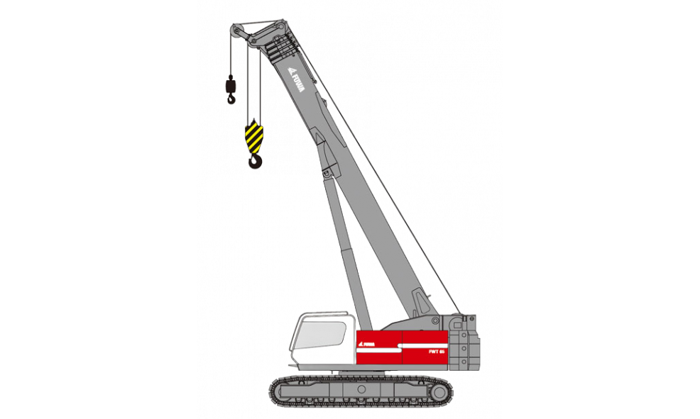 Гусеничный кран с телескопической стрелой FUWA FWT65