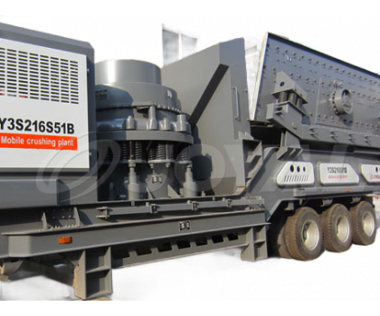 Мобильная конусная дробилка JINGGONG Y3S2160H220