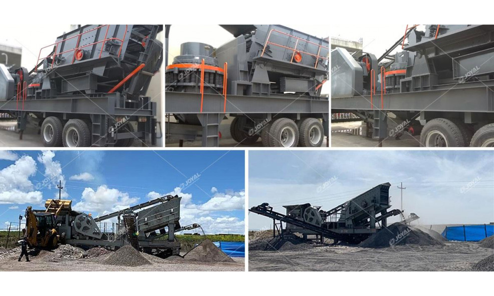 Комбинированная мобильная дробильная установка JINGGONG Y3SS36E57