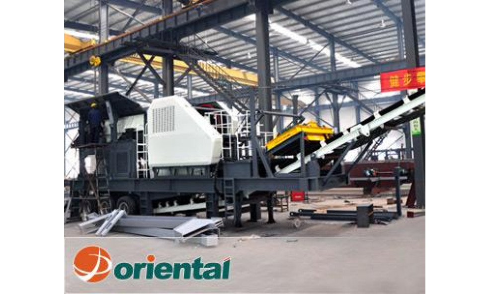 Мобильная щековая дробилка ORIENTAL YG1142E710