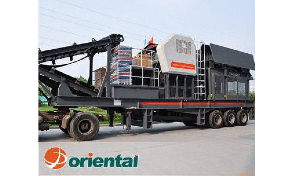 Мобильная щековая дробилка ORIENTAL YG1349E912