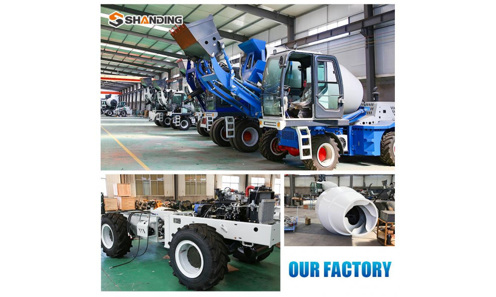 Бетоносмеситель с самозагрузкой SHANDING 40B