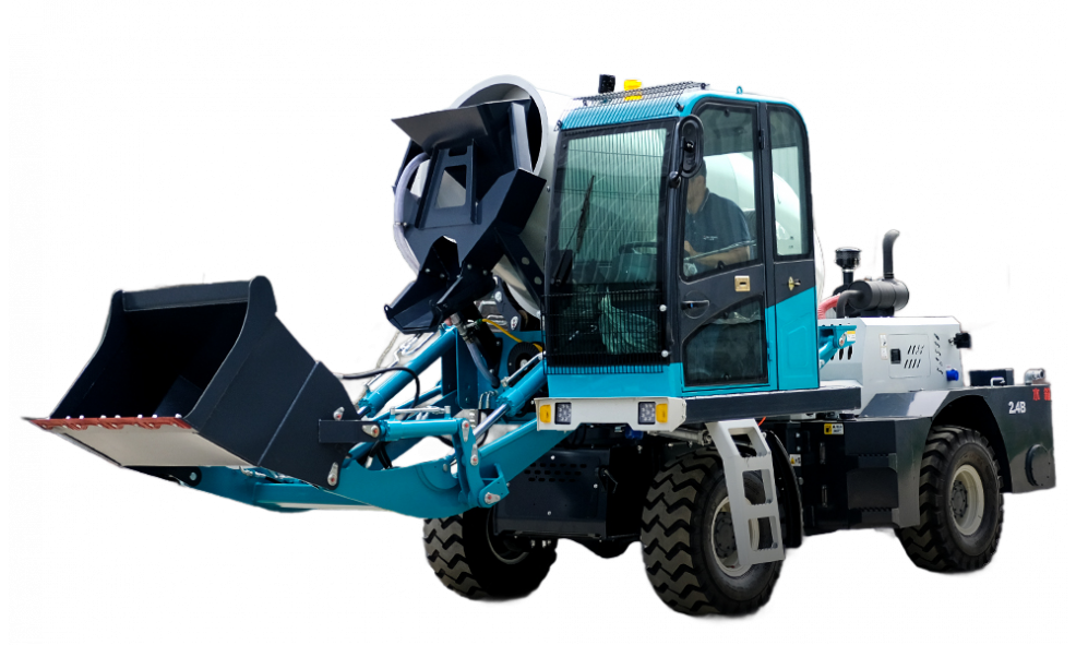 Бетоносмеситель с самозагрузкой SHANDING 40B
