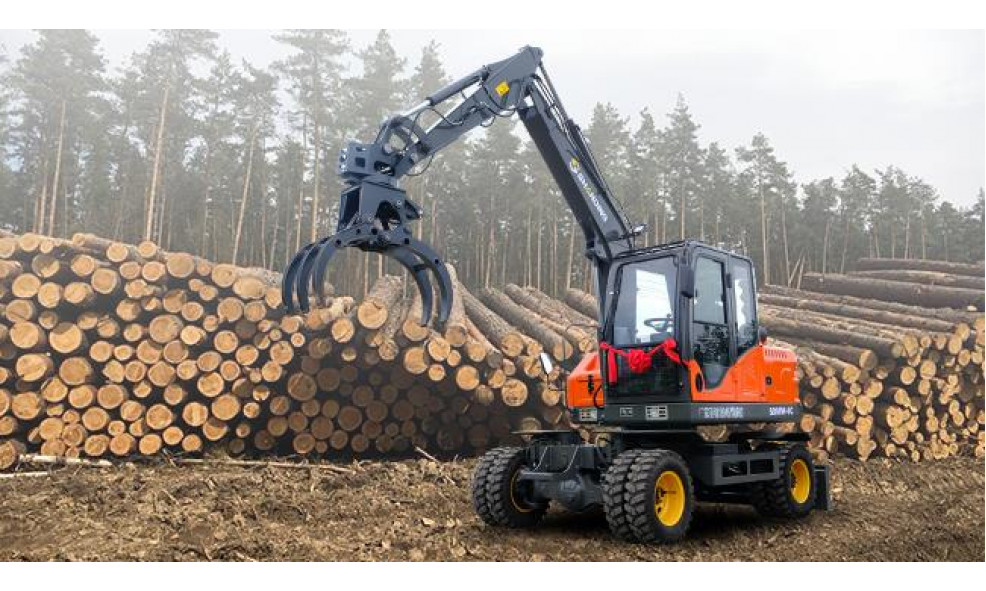 Экскаватор колесный SHANDING SD80W-9T