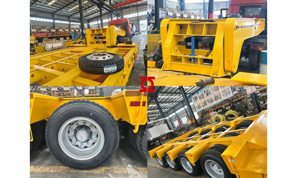 Полуприцеп низкорамный TONGYADA 100T DETACHABLE GOOSENECK HYDRAULIC LOW BED SEMI TRAILER