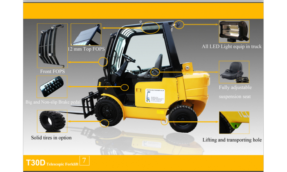 Телескопический погрузчик WELIFT T30D