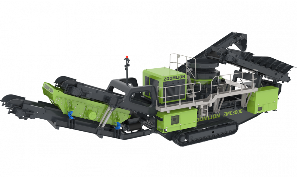 Гусеничная конусная дробилка ZOOMLION ZMC300G